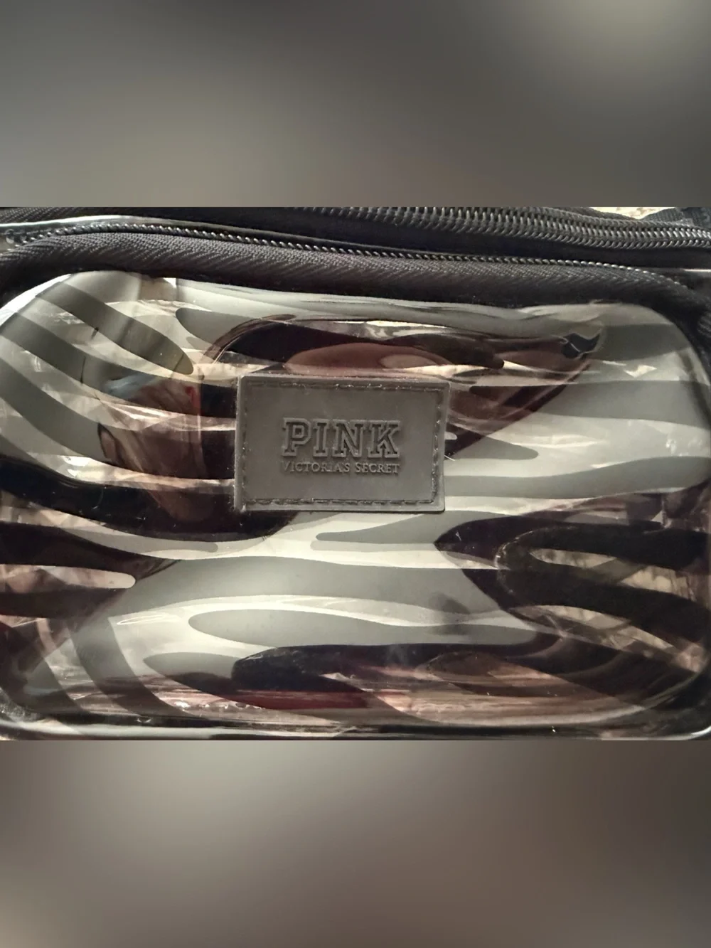 PINK Victoria's Secret PINK Diva Striped Fanny Pack (Rare)